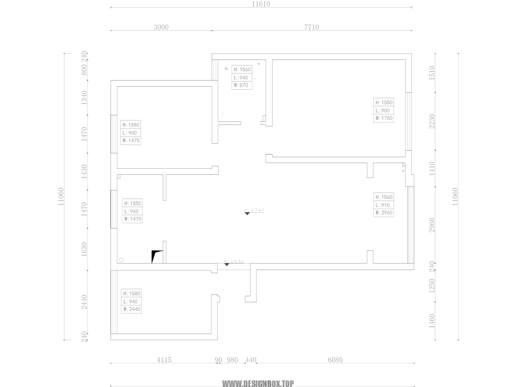 图片[3]-汴河路小区安置房【已更2个户型】-设计盒子