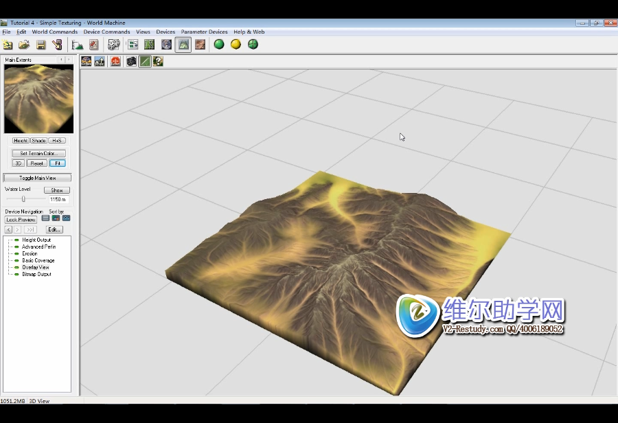 图片[5]-3dmax VS WorldMachine高精度低面数真实地形建模视频教程-设计盒子