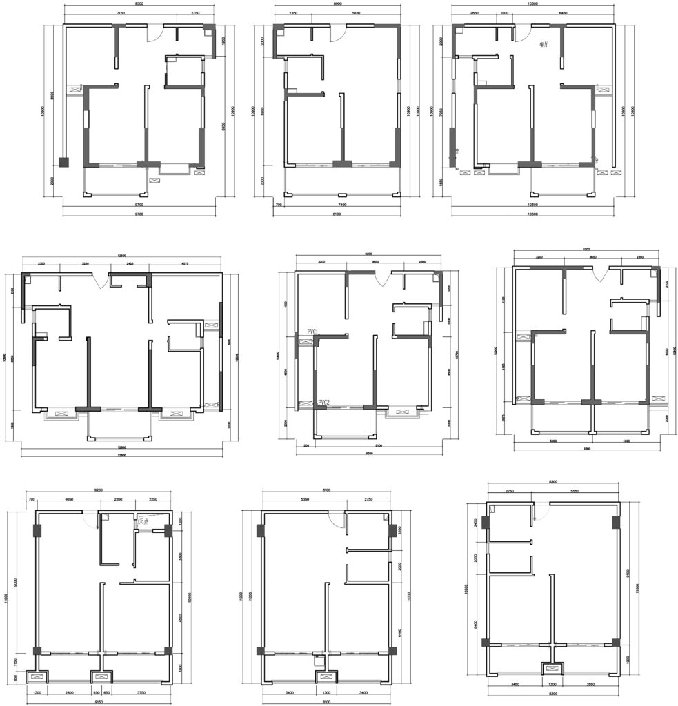 图片[4]-D/X德全广场（学苑里）（中心花园）户型下载【已更新33个户型】-设计盒子